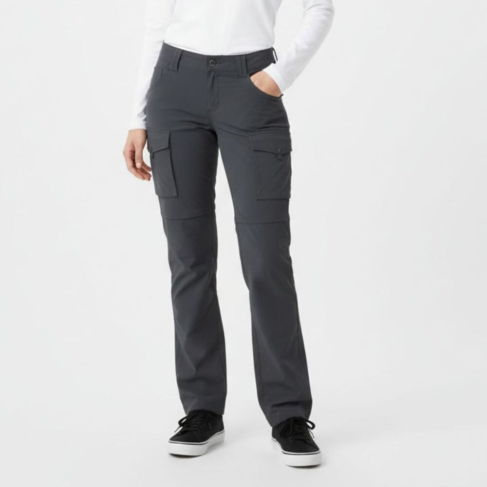 PrAna Gray Outdoor Sport Convertible Pants to Shorts 2